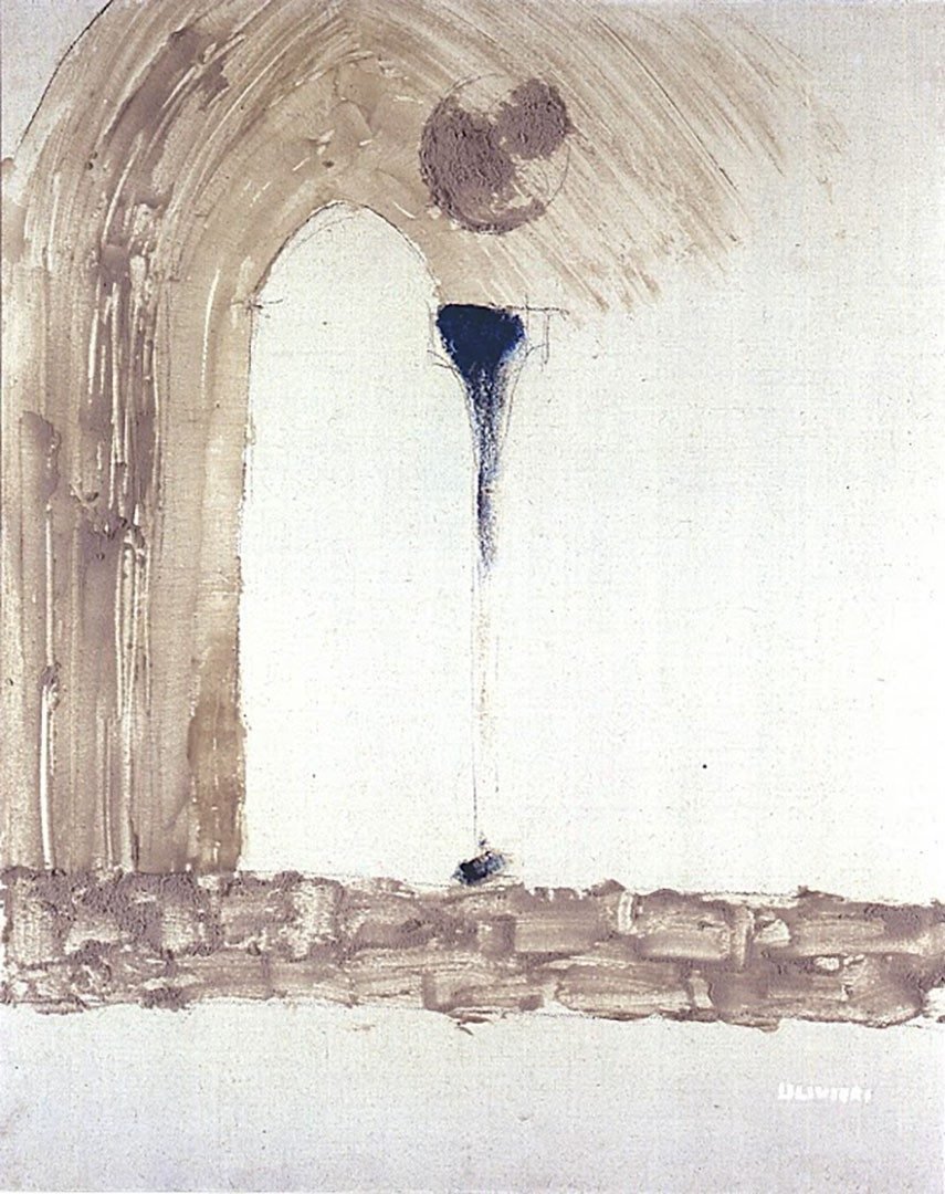 Resurrezione della Ca' Granda, Tecnica mista su tela, 80 × 100 cm (1999)