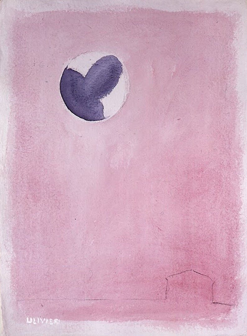 Resurrezione della Ca' Granda, Tecnica mista su carta, 57 × 78 cm (1999)