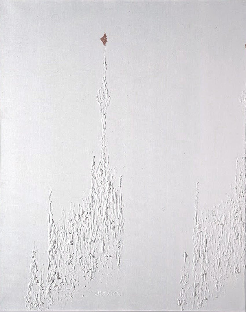 Resurrezione del Duomo, Tecnica mista su tela, 80 × 100 cm (1995)