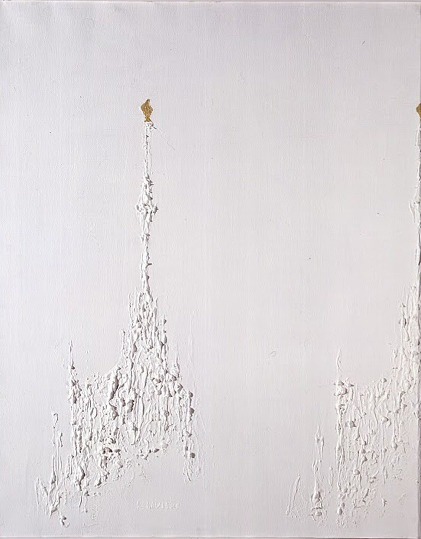 Resurrezione del Duomo, Tecnica mista su tela, 80 × 100 cm (1995)