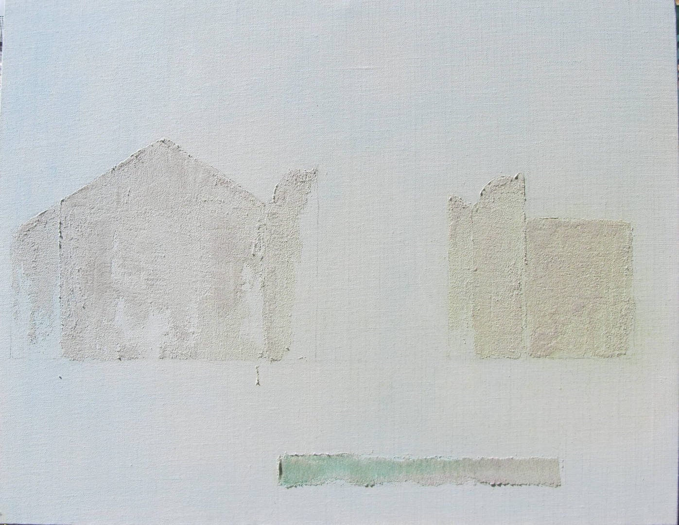 Resurrezione della Misericordia, Tecnica mista su tela, 80 × 100 cm (2017)