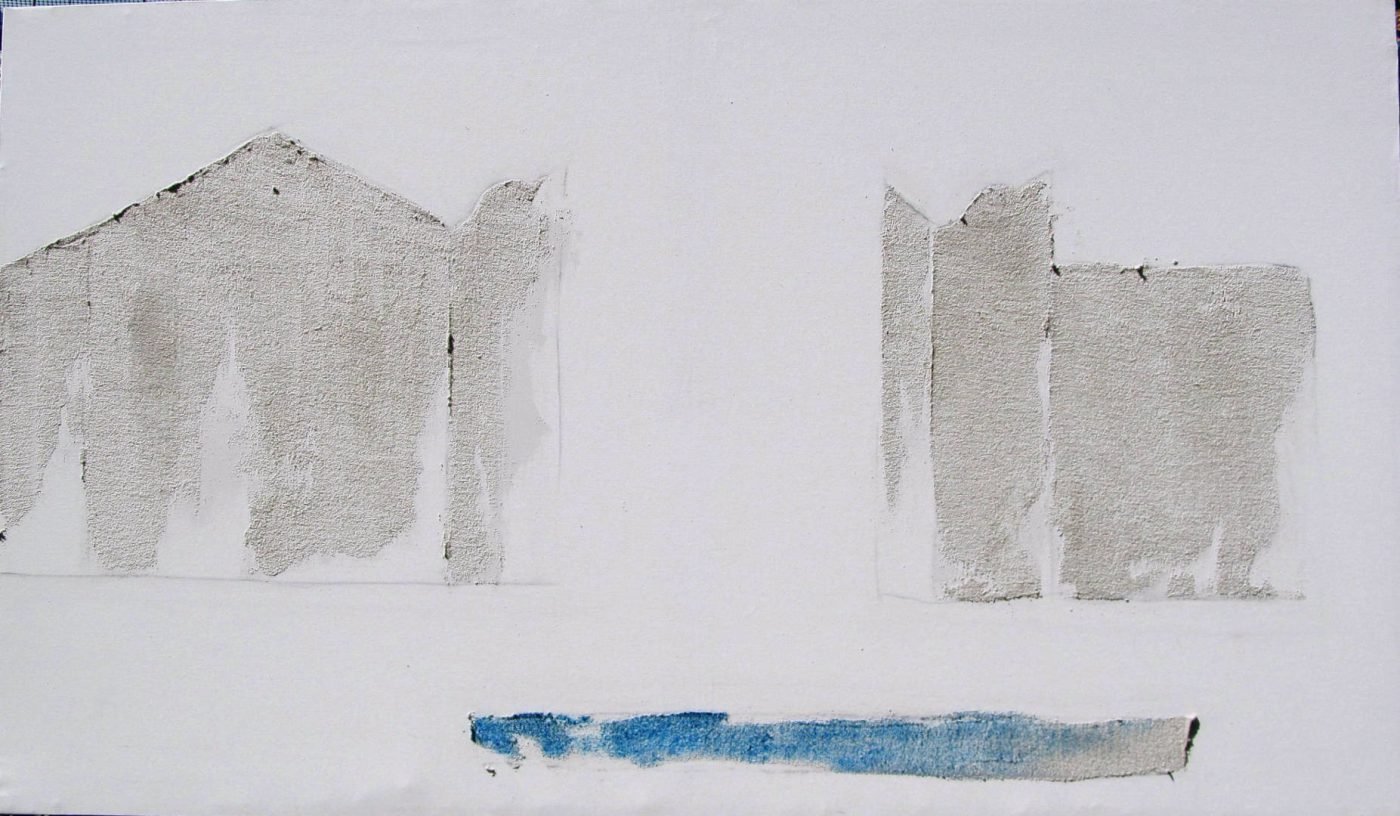 Resurrezione della Misericordia, Tecnica mista su tela, 80 × 100 cm (2017)
