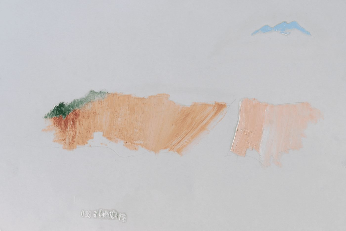 Resurrezione del Barro, Olio su cartone, 24 × 36 cm (2009)